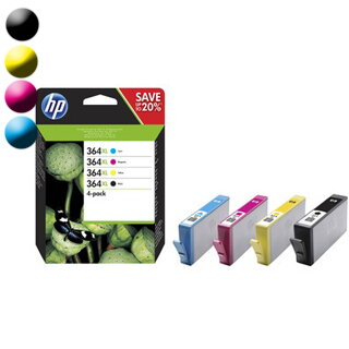 HP 364XL CMYK Ink Cartridge Combo 4-Pack