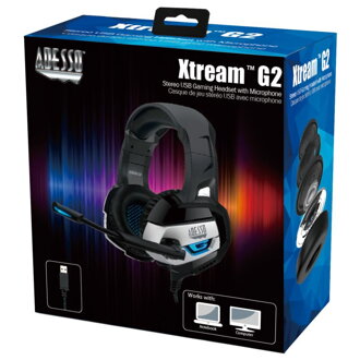 ADESSO Xtream G2, Herné slúchadlá USB