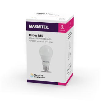 MARMITEK Glow ME Smart Wi-Fi LED E27, 806lm
