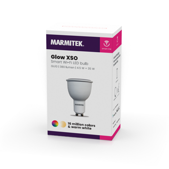 MARMITEK Glow XSO Smart Wi-Fi LED GU10, 380lm RGB