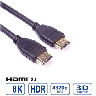 PremiumCord Kábel HDMI 2.1 M/M 3m, 8K Ultra High