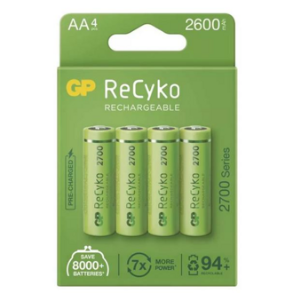 GP 2700, Batérie nabíjacie AA 4ks R06 BL 2600mAh