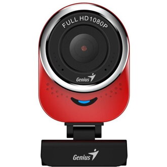 GENIUS QCam 6000, Webkamera FHD s mikrofónom red