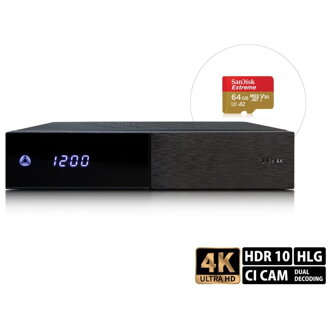 AB PULSe 4K (1xDVB-S2X+64GB), Satelitný prijímač