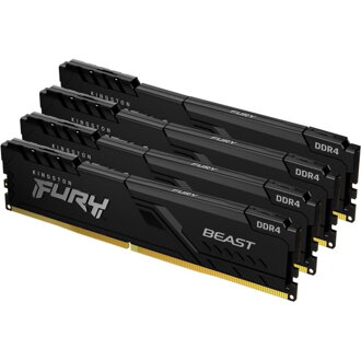 KINGSTON Fury Beast Black 4x32GB DDR4 3200MHz