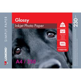 LOMOND Fotopapier lesklý, 230 g/m2, A4, 350 hárkov