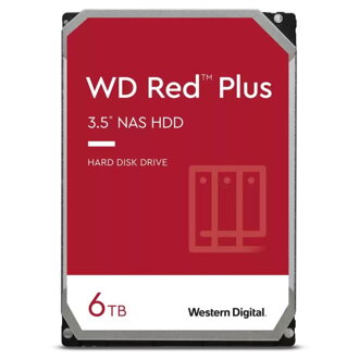 WD Red PLUS NAS 6TB 3,5"/128MB/26mm