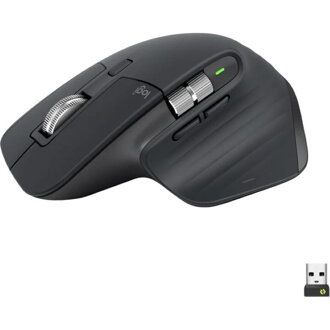 LOGITECH MX Master 3S, Bezdrôtová myš, graphite
