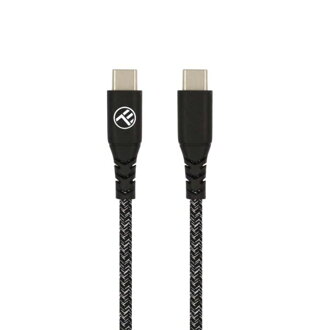 TELLUR Green, Kábel USB Type C/Type C, 1m, blk