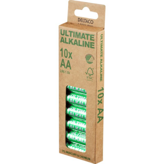 DELTACO ULTIMATE, Batérie alkalické AA, LR06 10ks