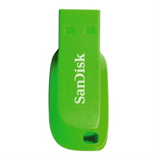 SanDisk USB Cruzer Blade 16GB, zelený