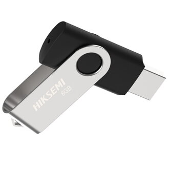HIKSEMI HS-USB-M200S, USB Kľúč, 8GB, str/čier