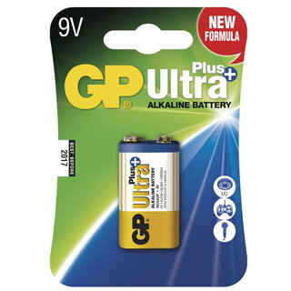 GP Batéria Ultra Alkalická Plus 9V 1ks 1604AUP BL