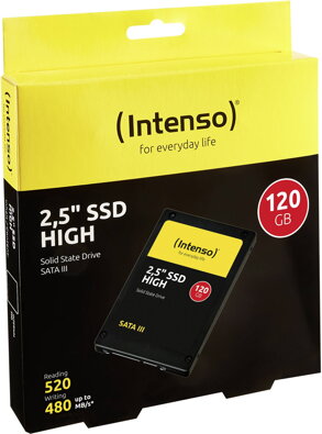 INTENSO SSD HIGH 120GB 2.5"/SATA3/7mm