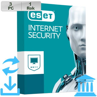ESET Internet Security 2018 GOV 3PC na 1r Aktu