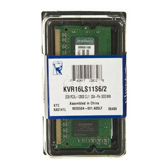 KINGSTON ValueRAM 2GB/DDR3L SO-DIMM/1600MHz/CL11/1
