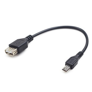 Redukcia Micro USB Male na USB A Female OTG 15cm