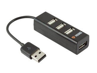 Redukce YHB 4001BK Hub 4xUSB2 černý YENKEE
