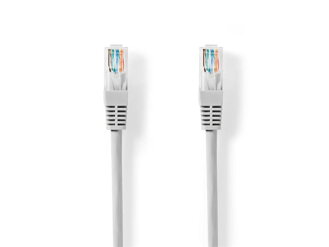Kábel UTP 1x RJ45 - 1x RJ45 Cat5e 0.5m GREY NEDIS CCGT85100GY05