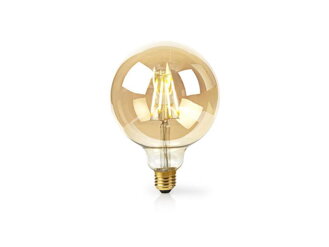 Žiarovka LED E27 5W teplá biela NEDIS WIFILF10GDG125 WIFI