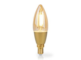 Smart žiarovka LED E14 4.9W teplá biela NEDIS WIFILRF10C37 WiFi Tuya