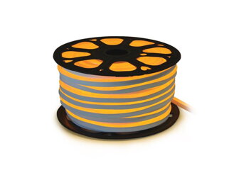 LED neon flexi hadica 230V 120LED/m 12W/m žltá 50m