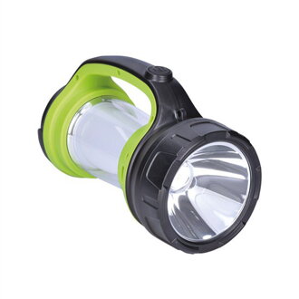Svítilna LED nabíjecí s lucernou, 3W Cree, 168lm + 200lm, zeleno-černá