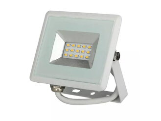 LED vonkajší reflektor SLIM, 10W, 850lm, 4000K, AC 230V, biela