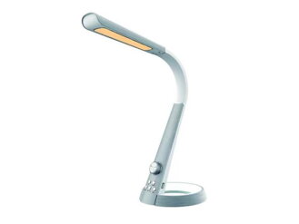 Lampa LED stolná IMMAX DRAKE WHITE / SILVER 08953L