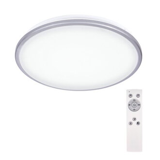 Svietidlo stropné SOLIGHT WO761 SILVER 24W