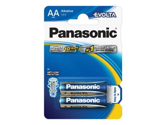 Baterie AA (R6) alkalická PANASONIC Evolta LR6 2BP
