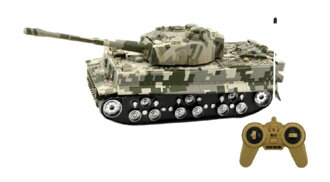 Tank TEDDIES TIGER so zvukom a svetlom 25 cm