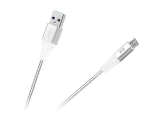 Kábel REBEL USB / Micro USB RB-6000-050-W 0,5m biely