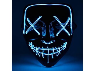 Maska svietiace 4L modrá