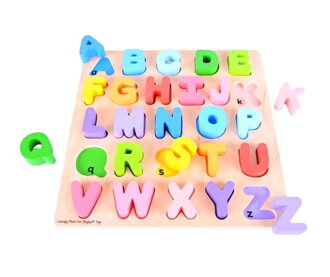 Detská abeceda BIGJIGS TOYS drevená