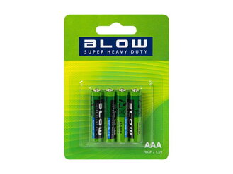 Batéria AAA (LR03) alkalická BLOW Super Heavy Duty 4ks / blister