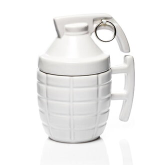 Hrnček GADGET MASTER Grenade Mug with PIN White