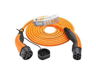 Kábel nabíjací Helix LAPP 61796 typ 2 11kW 20A 3 fázy 5m pre elektromobily
