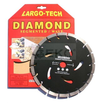 Kotouč diamantový řezný, segmentový, 230x22,2x10mm, GEKO