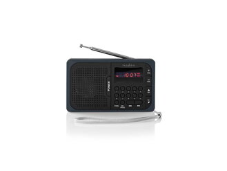 Rádio FM / USB / MICRO SD NEDIS RDFM2100GY BLACK / GREY