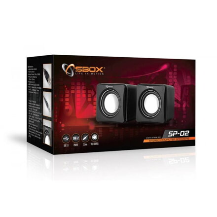 SBOX SP-02 Sada reproduktorov 2x1,5W