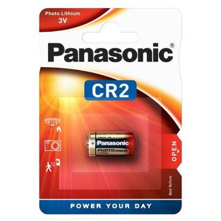 PANASONIC Lithium, Batéria, CR2, EL1CR2, 3V, 1ks