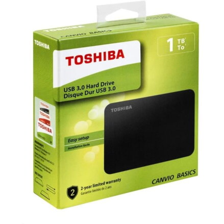 TOSHIBA Canvio Basics (2018) 1TB USB3.0 2,5"