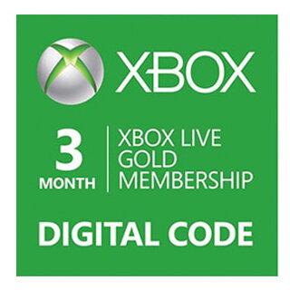 XBOX LIVE Gold karta 3 mesiace - elektronický kľúč