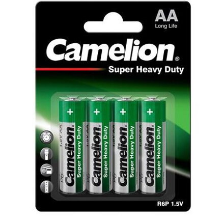 CAMELION Batérie SUPER HD zink-chlorid AA 4ks R06