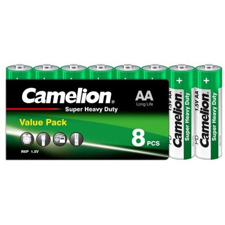 CAMELION Batérie SUPER HD zink-chlorid AA 8ks R06