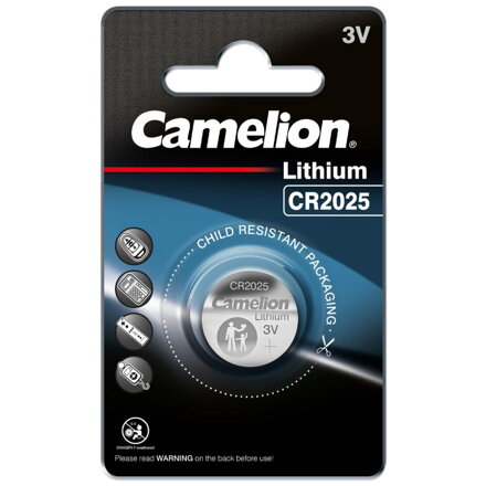 CAMELION Batéria LITHIUM CR2025 1ks CR2025-BP1