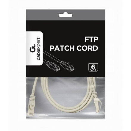 PATCH KABEL FTP cat.6, 2m gray