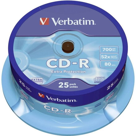 CD MED  VERBATIM 700MB 52speed 25cake 43432