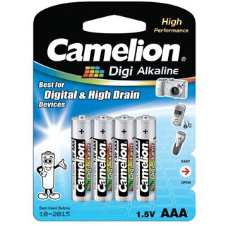 CAMELION Batérie alkalické DIGI AAA 4ks LR03